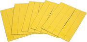 MasterVision Pack of 25, Magnetic Dry Erase Yellow Strips, .875" x 6", for Color Coding Planning & Calendar Dry Erase White Boards, Can Be Written On & Erased