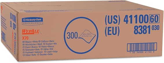 Wypall X70 Wipers Flat Sheet in White