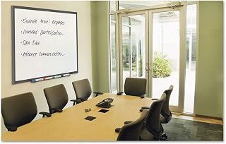 Quartet S535B Classic Melamine Dry Erase Board, 60 x 36, White Surface, Black Frame (QRTS535B)