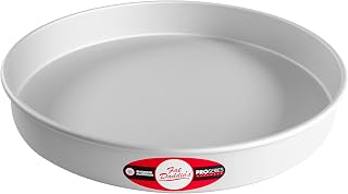 Fat Daddio's Anodized Aluminum Round Cake Pan, 14 x 2 Inch, Silver