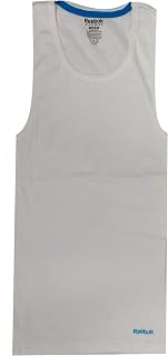 Reebok Men's Ribbed Tank A Shirt (White