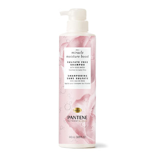 Nutrient Blends Sulfate Free Miracle Moisture Boost with Rose Water Shampoo by Pantene – 14.9 Fl Oz (Pack of 1)