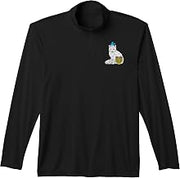 Jewish Arctic Snow Fox Menorah Hanukkah Chanukah Animal Performance Quarter-Zip Top
