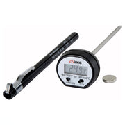 4 3/4" Probe Black Digital Pocket Thermometer by Winco – 1-1/4 inch Dial with 4-3/4 inch Probe, Black, Model TMT-DG1