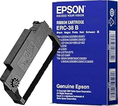 ERC-38B Black Fabric Ribbon for use with Epson TM-U210AR, TM-U230, TM-U325, TM-U370, TM-U375 and TM-U220 Printer Series
