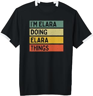 I'm Elara Doing Elara Things Funny Personalized Quote Adult & Youth Soccer Jersey