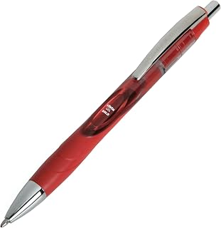 AbilityOne 7520016849429 - VISTA Gel Ink Pen - 1.0mm - Bold Point - Red Ink - 12 units