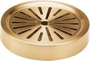 Service Ideas DT6BSVG DRIP Tray, Round, 6IN, Vintage Gold