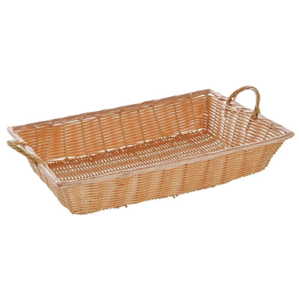 HUBERT Natural / 18"Lx12"Wx3.5"H / Rustic Shelf Baskets