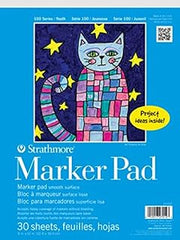 Strathmore 27-012 STR-27-012 30 Sheet Marker Pad, 9 by 12"