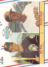 1988 Fleer #653 Jeff King Randell Byers RC
