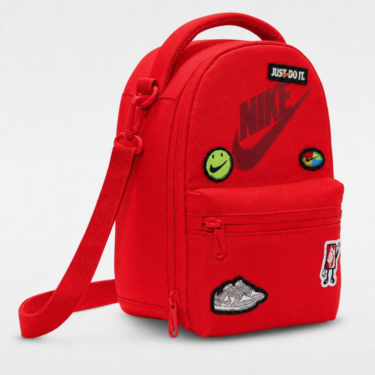 Patch Insulated Lunch Bag by Nike – One Size, 4 liters, Polyester, University Red, Model 9A3089-U10
