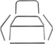 Allstar Main Hoop - Weld-On - Steel - Allstar Mini Enduro Roll Cage - Each