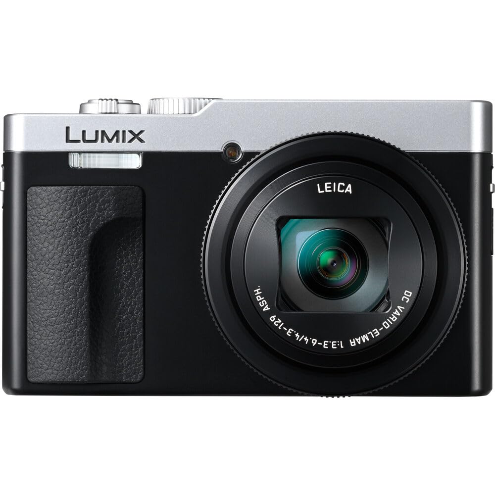 ZS99 Digital Camera (Silver) Bundle + Accessory Package with 64GB Memory by Panasonic – Silver, Pack of 22, Model BH52-ZS99SIL-71626