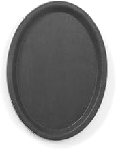 Oval Serving Tray, Black, 325x530 mm by Hendi