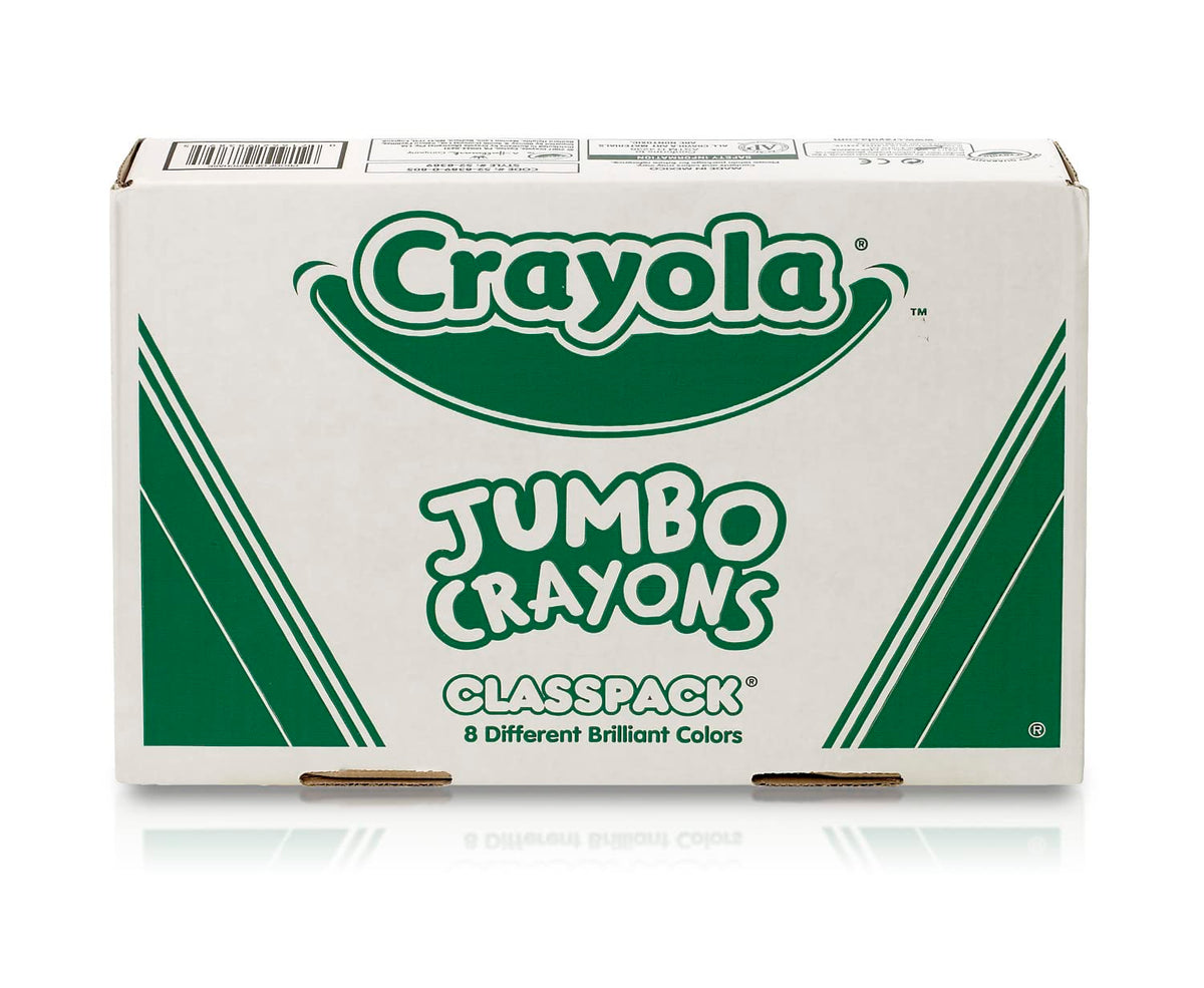 Crayola Crayons + Glue Sticks / 8 Colors,Assorted Colors / Stick Crayons