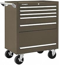 Kennedy Manufacturing 275Xb 5-Drawer Roller Tool Cabinet With Chest Wheels And Ball-Bearing Slides, Brown Wrinkle