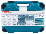 221 Piece Maintenance Set by Makita – Variety Pack, Plastic, Petrol, Model E-10883