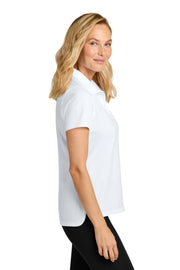 Women's Dry Zone Stain-Release Grid Polo White by Port Authority – 5X-Large, White, Model LK845