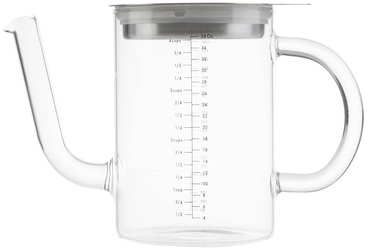 Norpro Gravy Separator, 4-Cup Glass with Strainer