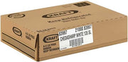 Kraft Chedasharp Sliced White Cheese, 5 Pound -- 4 per case.