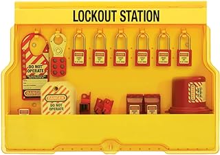 Master Lock S1850E410 Lockout Tagout Padlock & Electrical Station