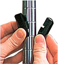 Metro 9985 Replacement Plastic Split Sleeves for Super Erecta Industrial Wire Shelving, Black, Pack of 4
