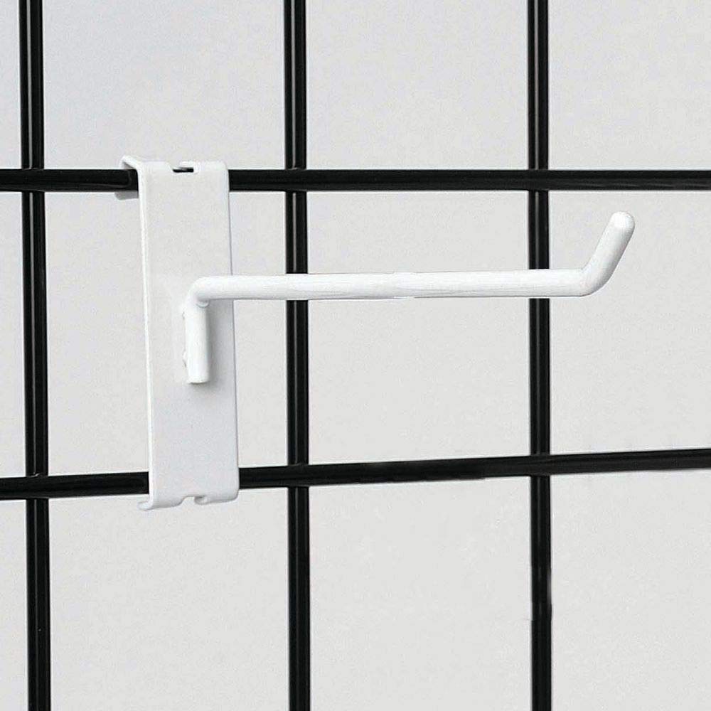 White Grid Hooks by HUBERT – White, Model GH6W