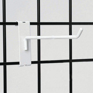 White Grid Hooks by HUBERT – White, Model GH6W