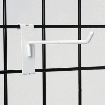 White Grid Hooks by HUBERT – White, Model GH6W