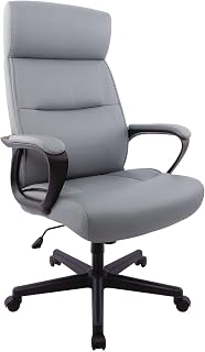 Alera Oxnam Series High-Back Office Task Chair, Swivel Computer Desk Chair, Adjustable Seat Height, Supports Up to 275 lb, Gray