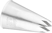 Ateco # SS Star Pastry Decorating Tip Silver, 825