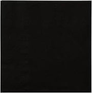 Hoffmaster Black Beverage Napkin, 9.5 x 9.5 inch - 1000 per case.