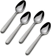 Mikasa 5148182 Italian Countryside Stainless Steel Demitasse Spoons, Set of 4