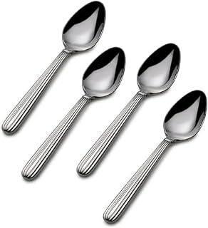 Mikasa 5148182 Italian Countryside Stainless Steel Demitasse Spoons, Set of 4