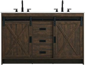 Austin 54" Double Bathroom Vanity in Expresso