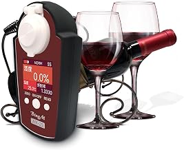 Digital Red Wine Detecto, Handheld Red Wine Concentration Meter,with Display, 0.2-0.3mL/Sample,3S Rapid Detection, for Distributor