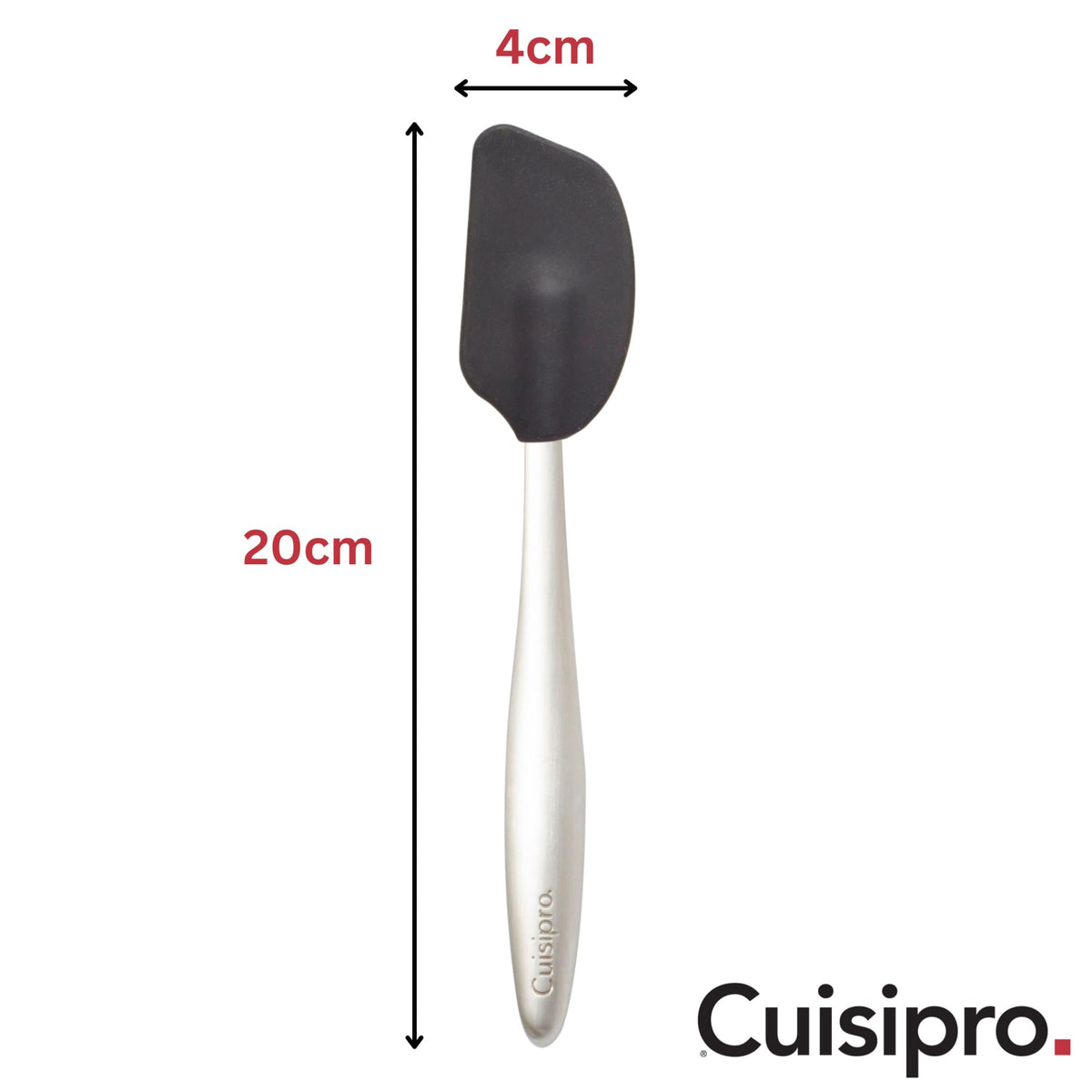 PICCOLO 8" Silicone Spatula by Cuisipro – 8", Silicone, Black, Model 74737402