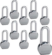 Master Lock (10) High Security Pro Series Keyed Alike Padlocks w/20 Keys, 6230NKALH-10 w/BumpStop Technology