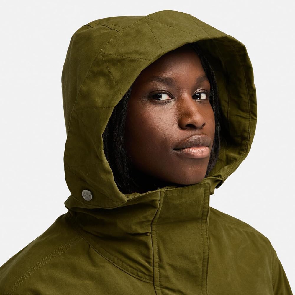 Women's 2-In-1 City Parka by Timberland – Cotton, Dark Olive, Model TB0A5ZRK