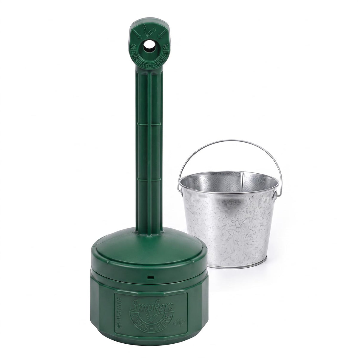 Justrite Forest Green / 1 Gallon / Smokers Cease Cans