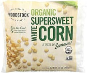 Woodstock Farms Organic Supersweet White Corn, 10 Ounce -- 12 per case.