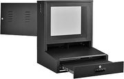 Global Industrial LCD Counter Top Security Computer Cabinet, 24" Diagonal