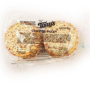 Tony's Cheese Par-Baked Frozen Pizza Bulk Pack - 5.5 Oz Single Serve Personal Pizzas (54 Count by Schwans – Pack of 54