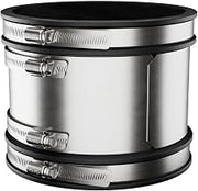Fernco 1001-88RC Shielded PVC Pipe Coupling for Clay to Clay Plumbing Connections