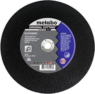 metabo Application: Steel/Stainless Steel - 12"x3/32"x1" - A30R Original Ll (616337420), Type 1 Wheels for Chop Saws