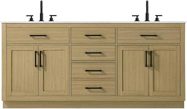 Alden Bathroom Vanity Honey Brown