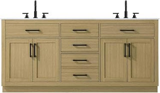 Alden Bathroom Vanity Honey Brown
