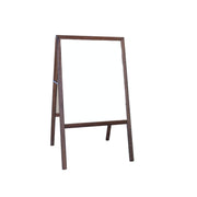 Flipside Products Stained Hardwood / 1 / White Dry Erase/Black Dry Erase Easels