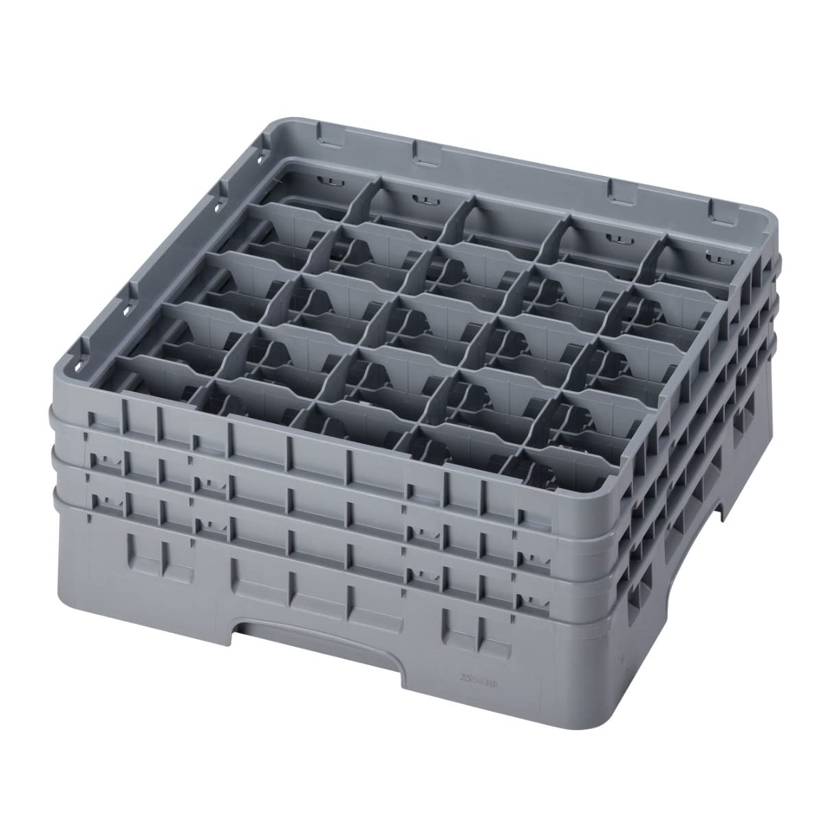 25 Compartment Camrack 6 7/8" Soft Gray by Cambro – Model 25S638151
